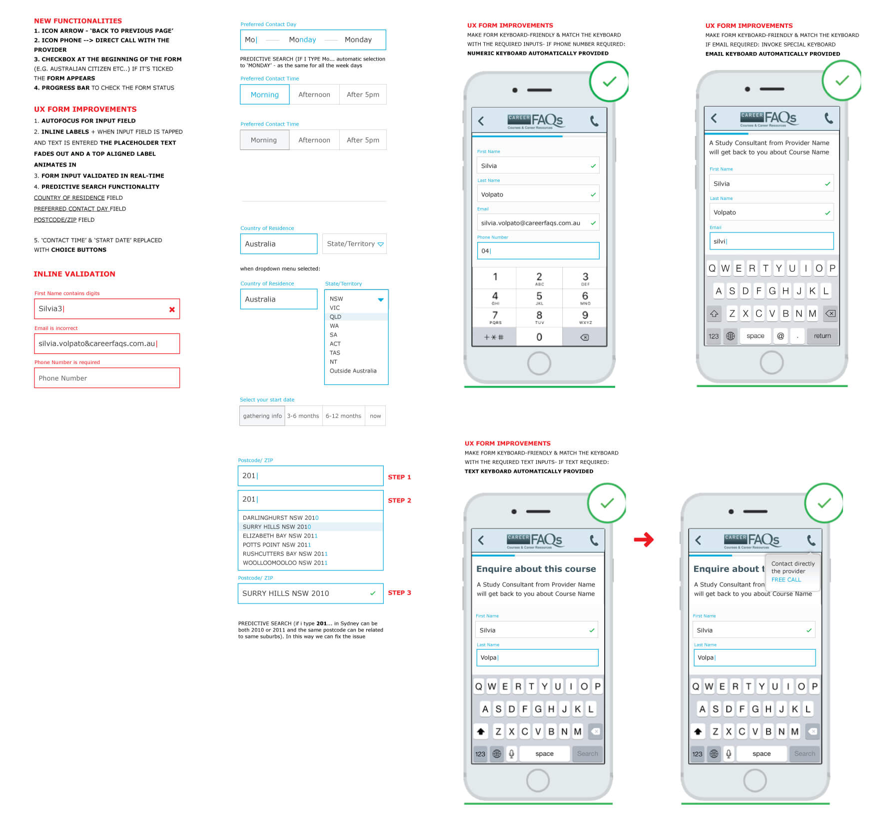 cfaqs ux